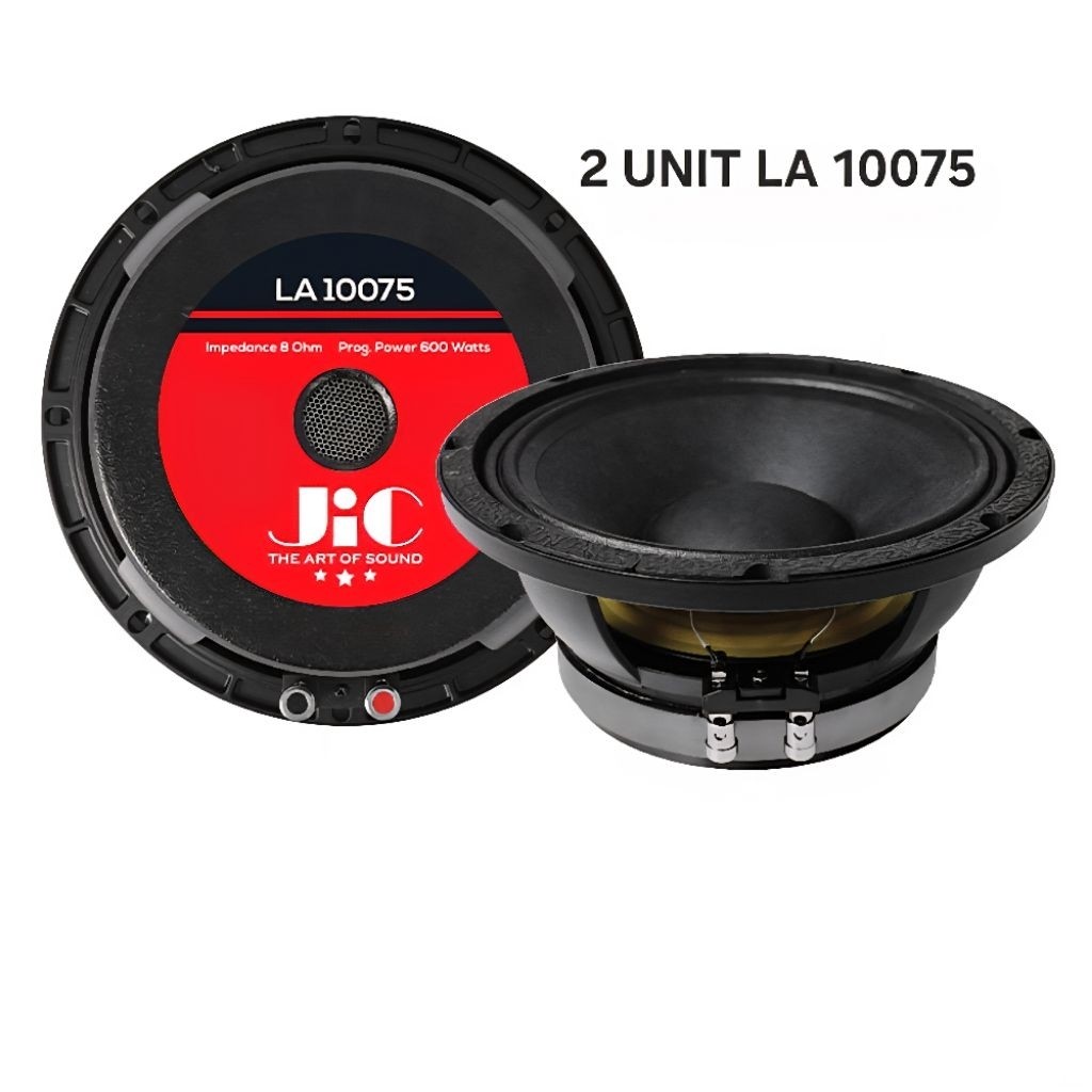 2 Unit Speaker 10 inch JIC LA 10075  Low Mid Original