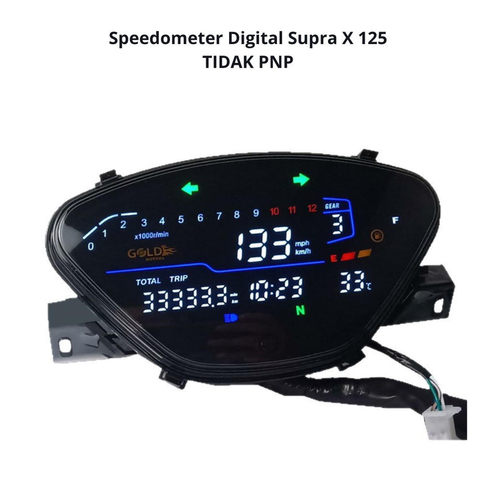 Speedometer Spidometer Digital Supra X 125 Lama Old Batman