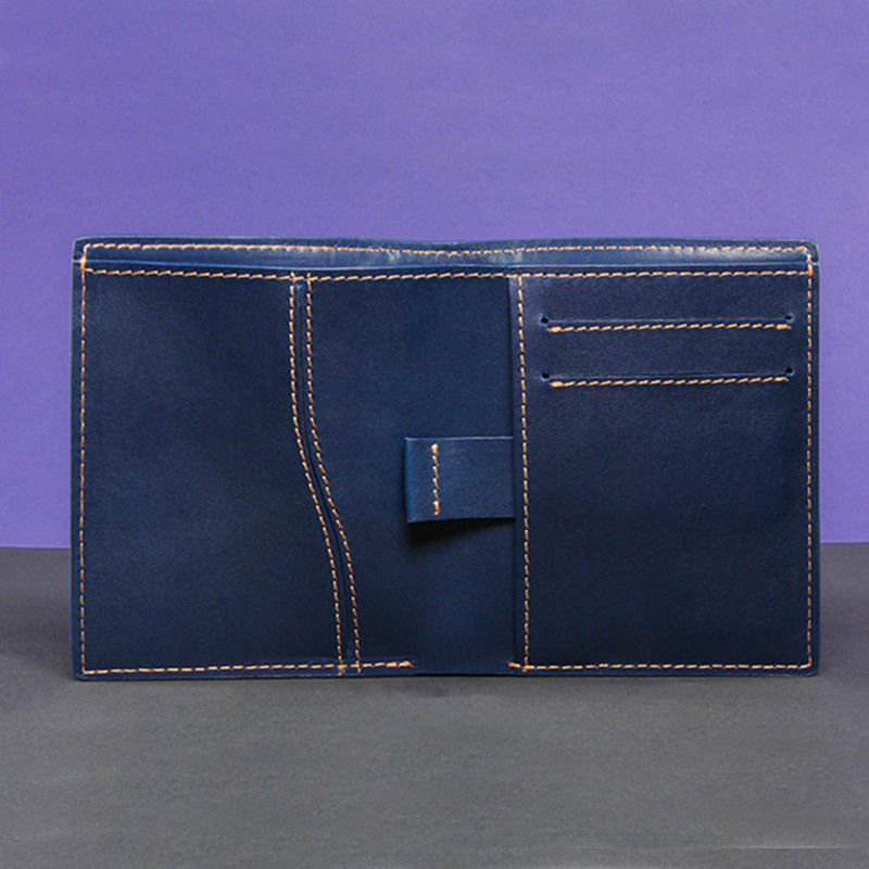 Luxury RFID Slim Vegetable Tanned Leather Coin Bag for Men Invisible SD Card Slot Sleeve Note Purse 