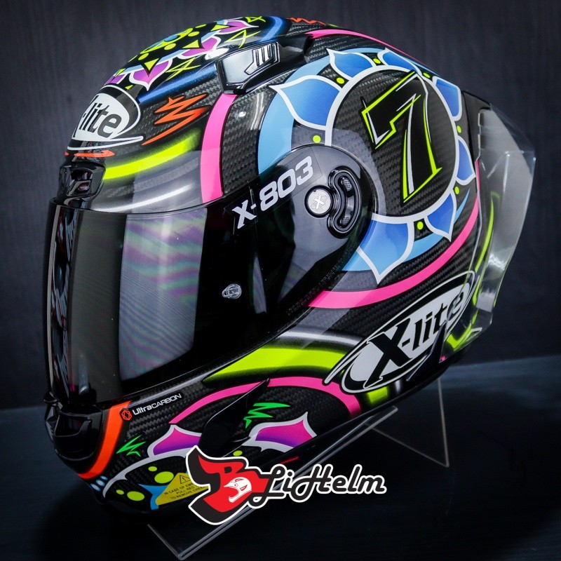 X-LITE HELM X-803RS ULTRA CARBON #23 | CHAZ DAVIES | XLITE X803RS