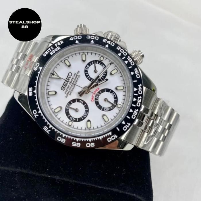Seiko Daytona Panda Jubilee Strap VK63 Chronograph Exclusive Built