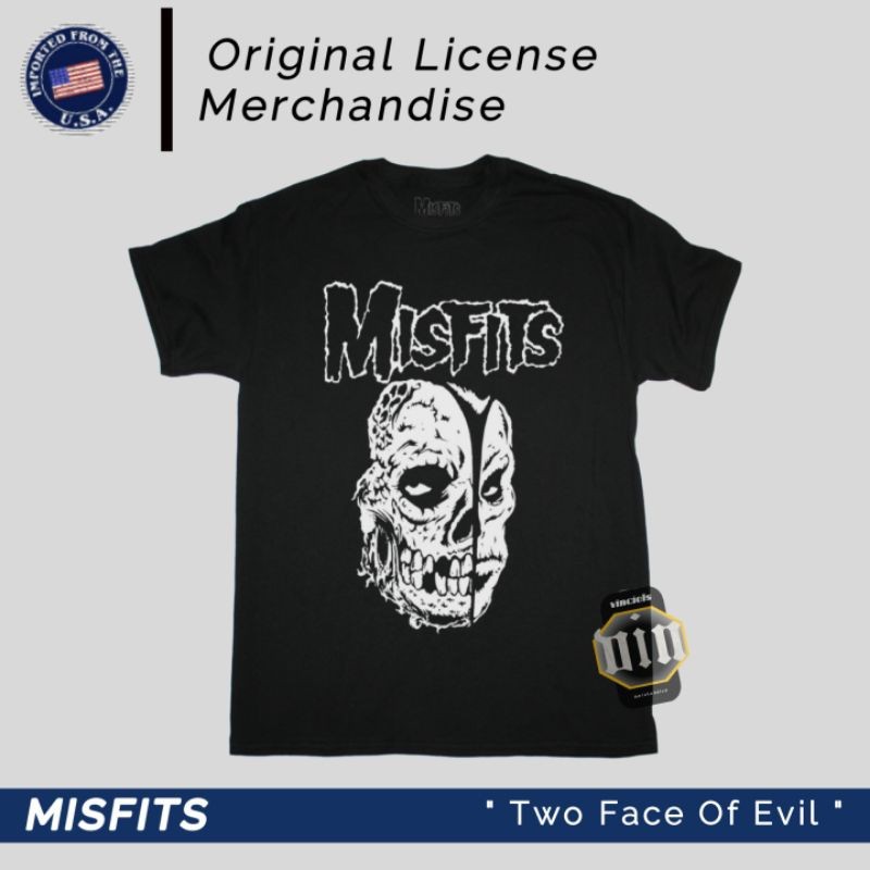 (COD) Kaos T shirt Misfits Band Music Punk Rock Original Licensed MISFITS ORI