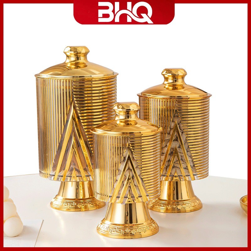 BHQ 3pcs/set Toples Lebaran Toples Snack Toples Lebaran Aesthetic Toples Kedap Udara Toples Lebaran