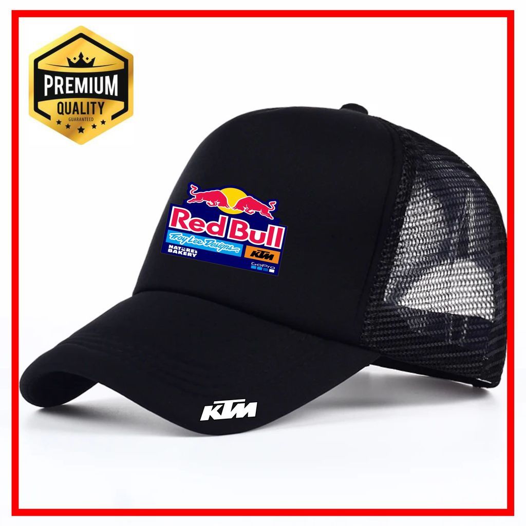 TOPI JARING / TOPI TRUCKER KTM GOPRO RED BULL PREMIUM BISA BAYAR DITEMPAT (COD)