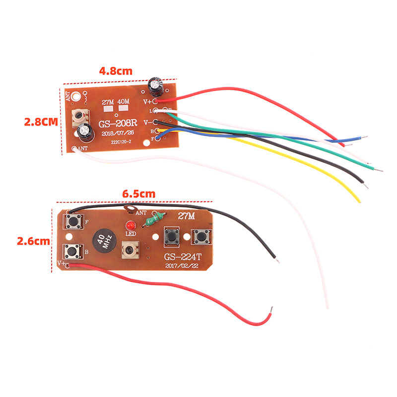 Circuit Board 40M 4 PCB Receives Controller Module For RC Car Accessories Y RC Airplane Remote Contr