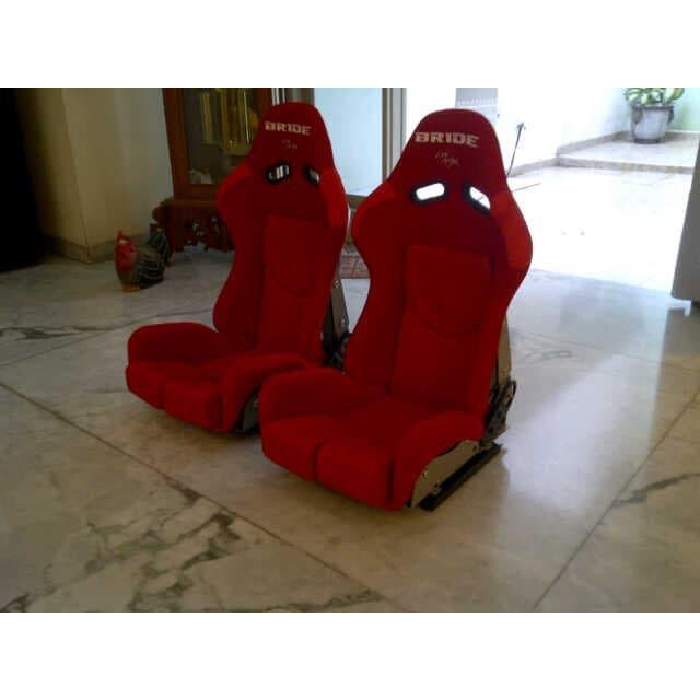 Racing Seat Jok Bride Low Max Carbon Black Red