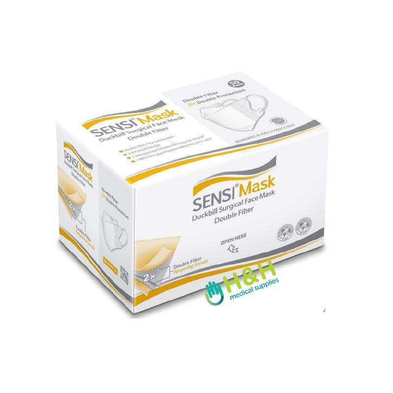 PROMOMasker Sensi Duckbill isi 50 PCS / Masker Duckbill Sensi Mask / Sensi Mask / Sensi Duckbill Mas