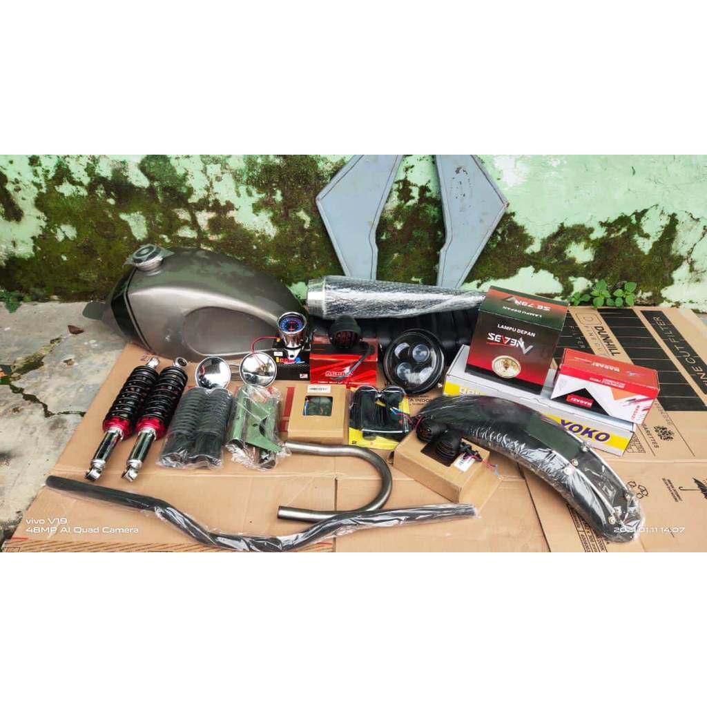 [GM] Paket tangki motor Paket Motor Vixion New Light Full Custom Body Set Vixion Komplit Mutah