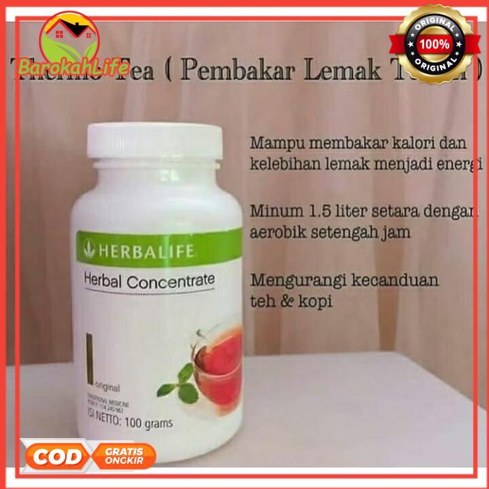 Teh Penurun Berat Badan SOLUSI Teh Herbalife Thermo Teh Concentrate Herbalife Original Original Teh 