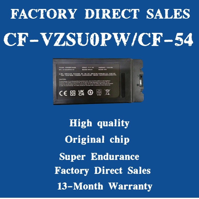 New Laptop Battery CF-VZSU0PW CF-VZSU0LW VZSU0PR CF-VZSU0GW Laptop Battery For Panasonic CF-54 CF-54