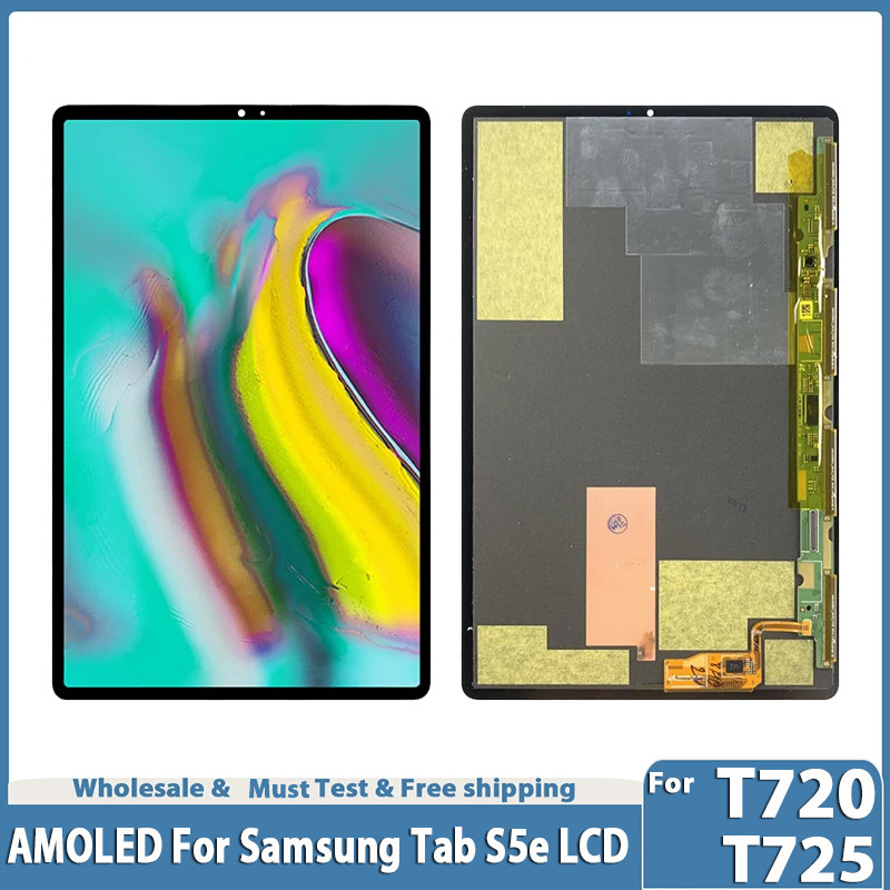 10.5'' AMOLED For Samsung Tab S5e T720 T725 LCD splay Tou Screen gitizer Assembly For Tab S5e splay