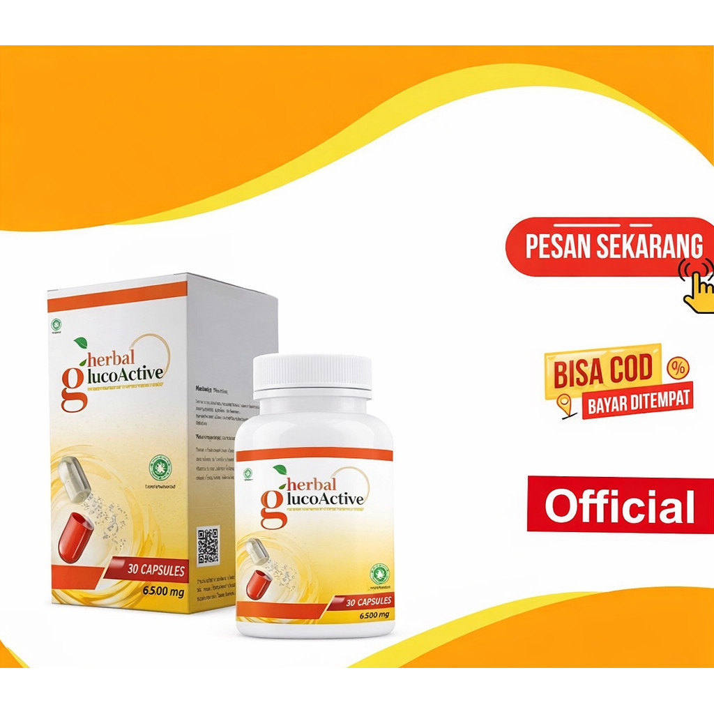 GlucoActive Asli Original Obat Diabetes Kencing Manis Gula Darah BPOM GLUCOACTIVE obat diabetes