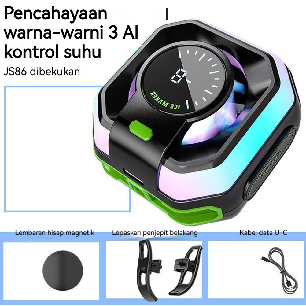 COD Fan Cooler HP RGB Pendingin HP untuk Game Cooler HP For Phone