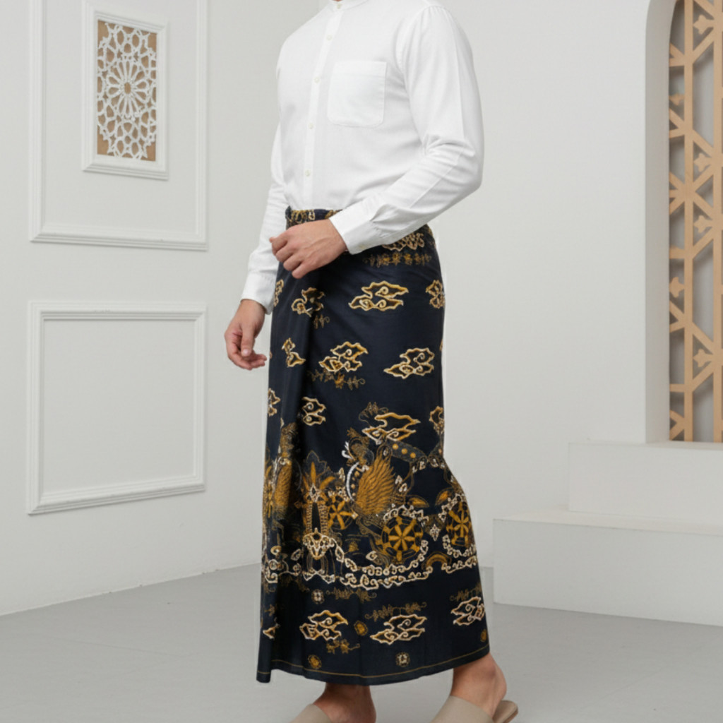 Sarung Batik Motif Garuda Kencana Sarung Pria Dewasa
