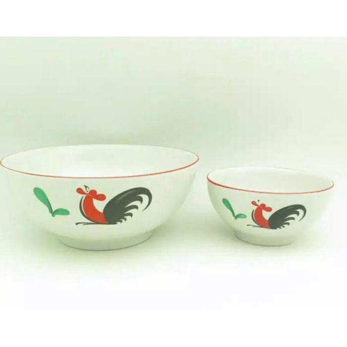 MANGKO AYAM JAGO BESAR 23cm/MANGKOK SAYUR/MANGKOK AYAM/MANGKOK SAJI