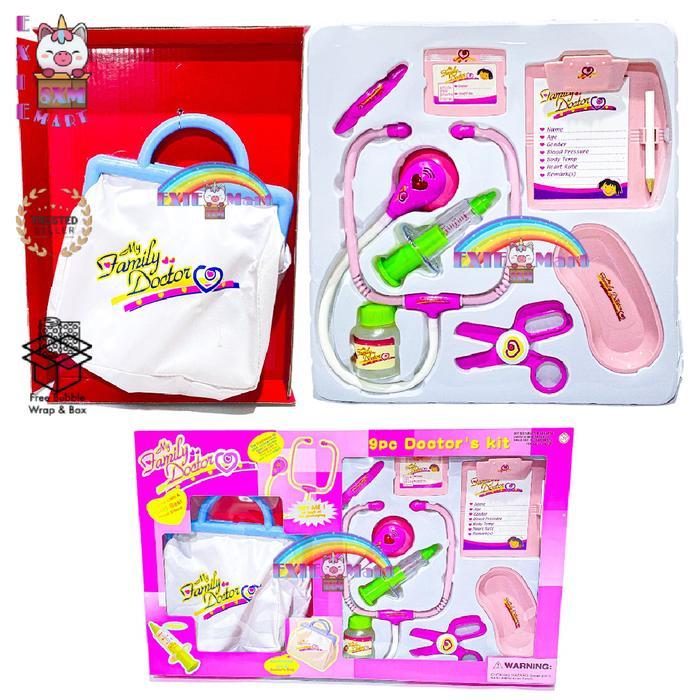 MAINAN ANAK [9921] MY FAMILY DOKTER SET BOX BESAR ADA SUARA LAMPU - MAINAN EDUKASI ANAK DOKTER DOKTE