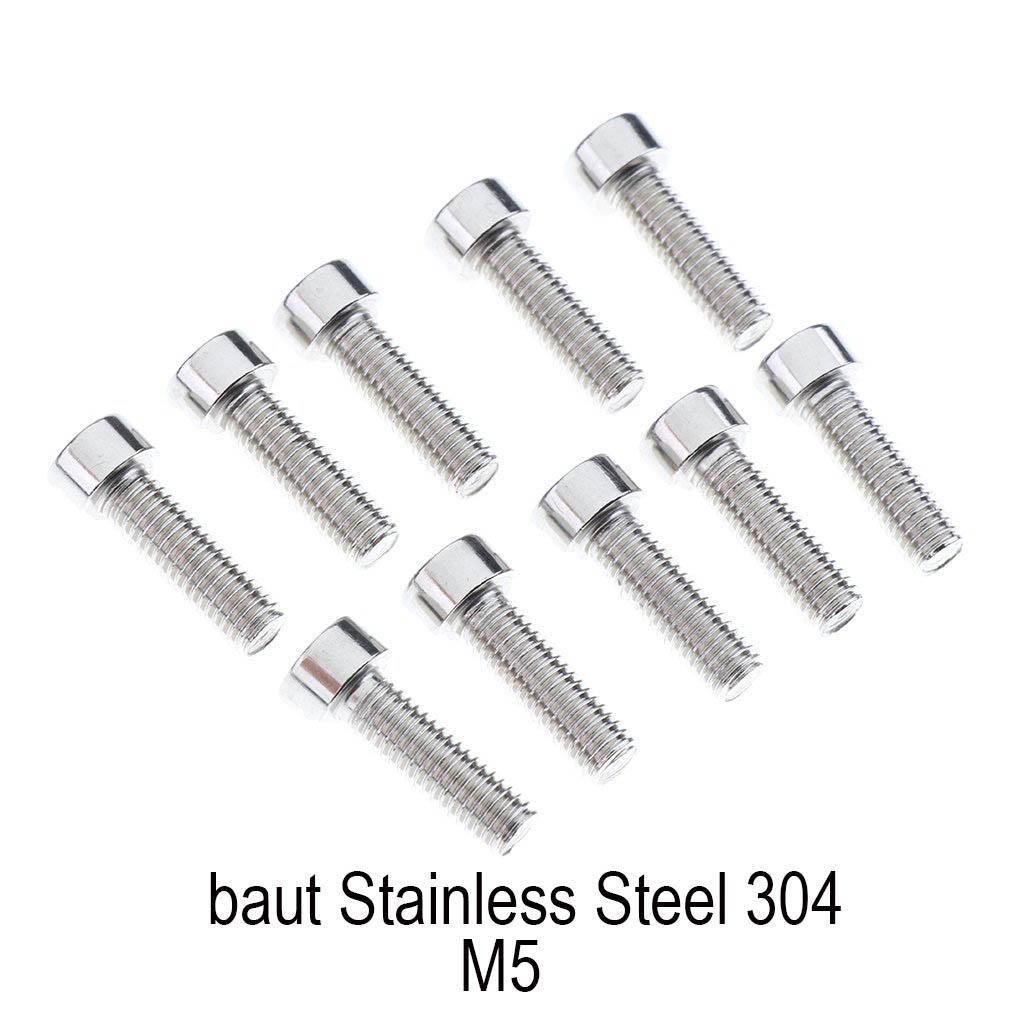 baut hexagon Stainless 304 M5 ULAGO baut tempat botol minum fender water bottle cage holder rak pann