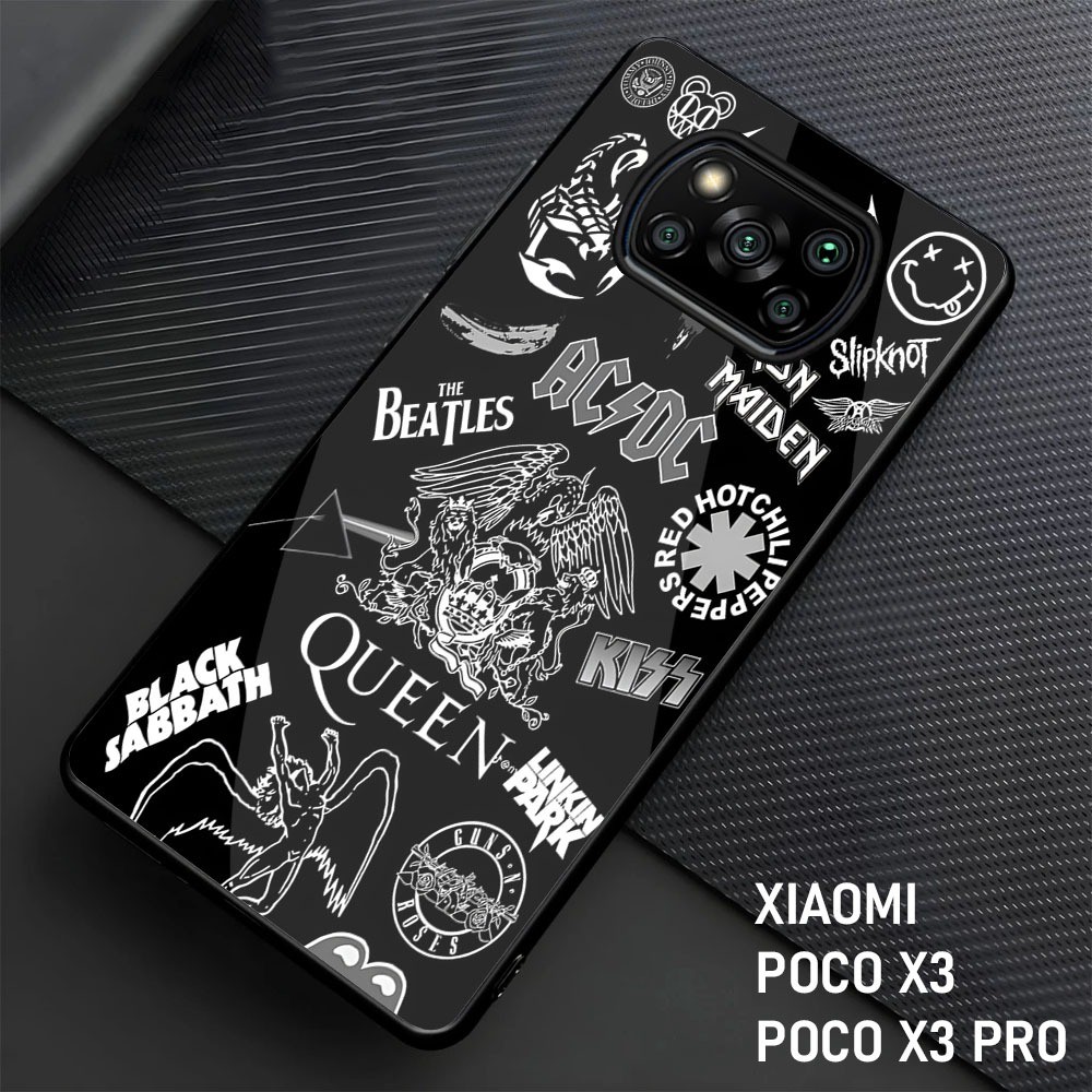 Case Kilau Poco Phone X3 | X3 NFC | X3 PRO | Casing Hp Xiaomi | Pelindung Smartphone | Motif M02