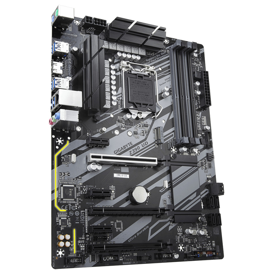 Gigabyte GA Z390 UD Płyta główna LGA 1151 Z390 Płyta główna do komputerów stacjonarnych M.2 nvme PCI