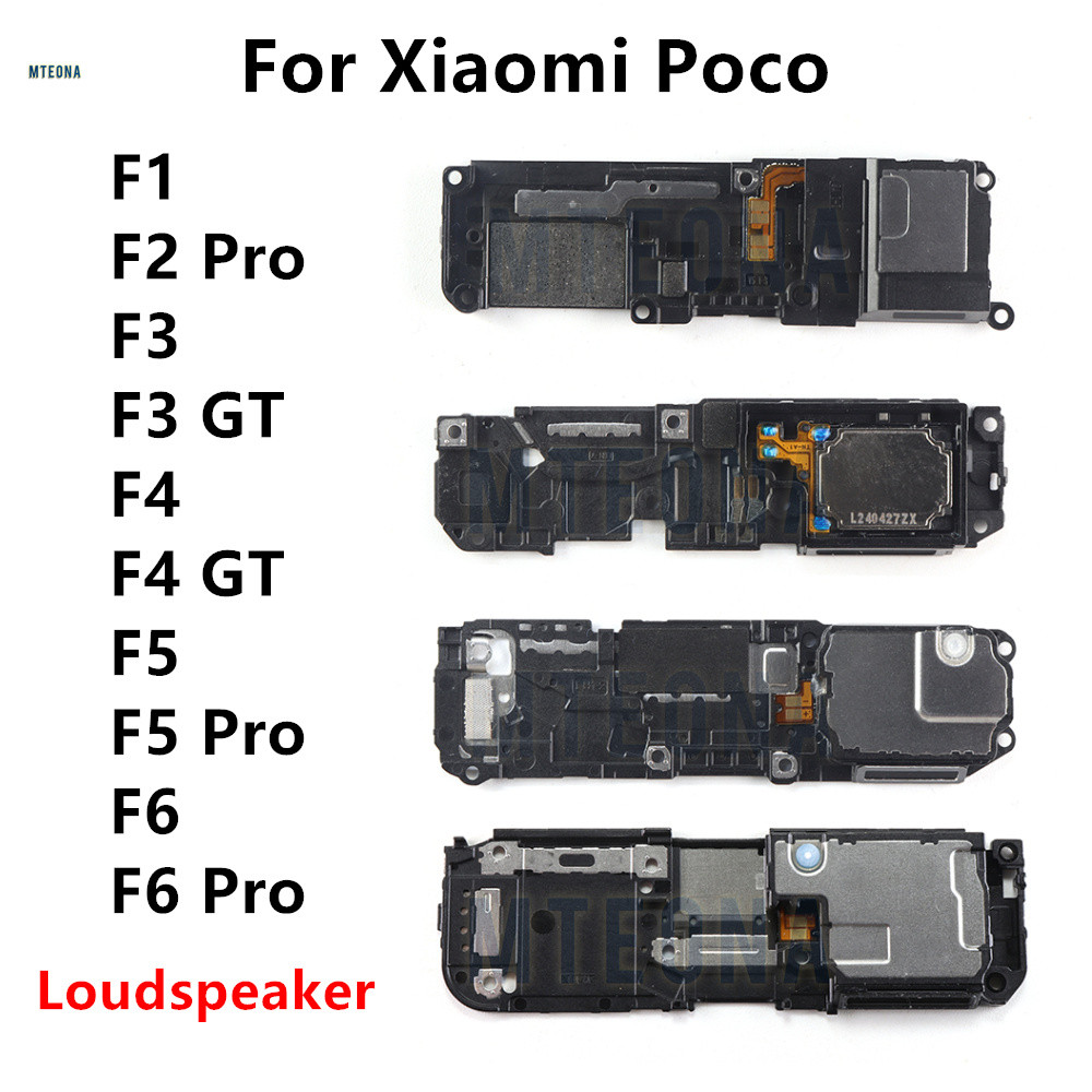 Loudspeaker For Xiaomi Poco F3 F4 GT F2 F5 F6 Pro F1 Loud Speaker Buzzer Ringer Replacement Parts