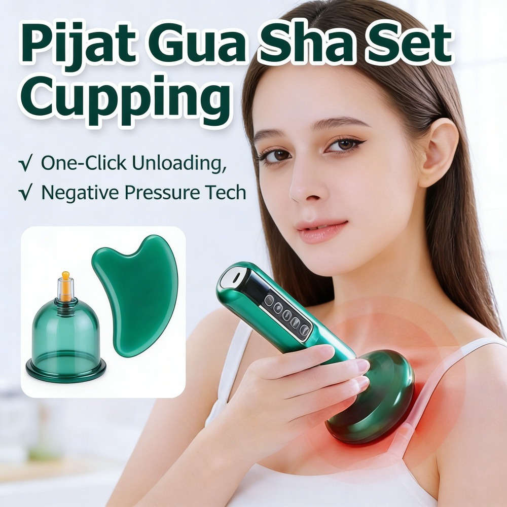 Alat Cupping Therapy Gua Sha Elektrik Pijat Machine Elektrik Sha