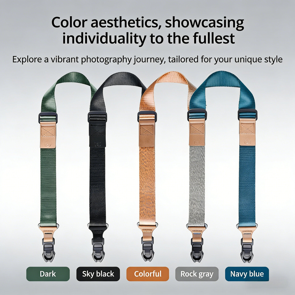 Quick Release Camera Strap Suitable for Canon 5D4 R6 Nikon Fuji XS20 xm5 Sony A7RM4 DSLR Strap Micro