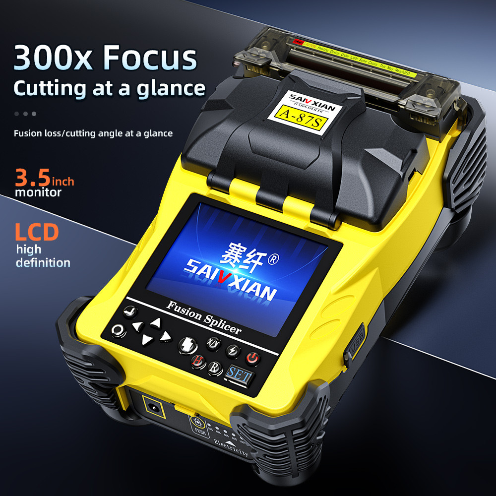 A-87s Fusion Splicing Machine Set Fully Automatic Fusion Machine Fiber Optic Splicing Main Fiber Opt