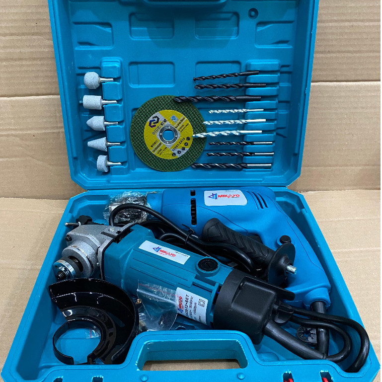 MAHAA.STORE PAKET GERINDA + BOR 10MM VARIABLE SPEED / GERINDA TANGAN / BOR MAKITA