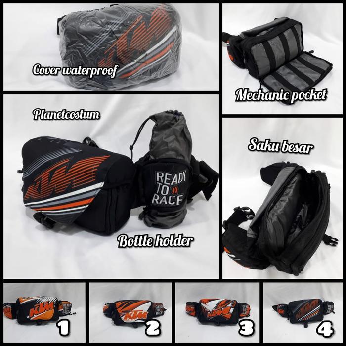 PCWB3 Tas Sepeda gowes Motor cross waistbag mtb downhill pinggang minum air - motif 4