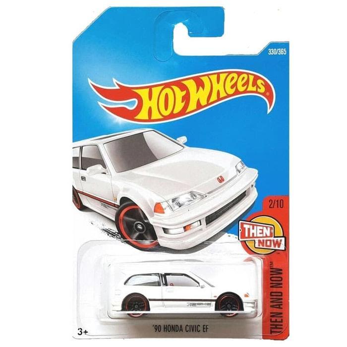 Hot Wheels 1990 Honda Civic EF White 2017