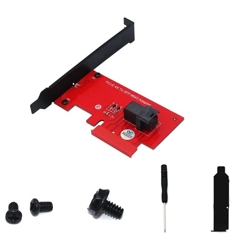 SFF8643 U2 Pcie 40 X4 Adapter Card Nvme SSD Converter PCIE SFF 8643 U2 Expansion Card SFF8643 U2 Pci