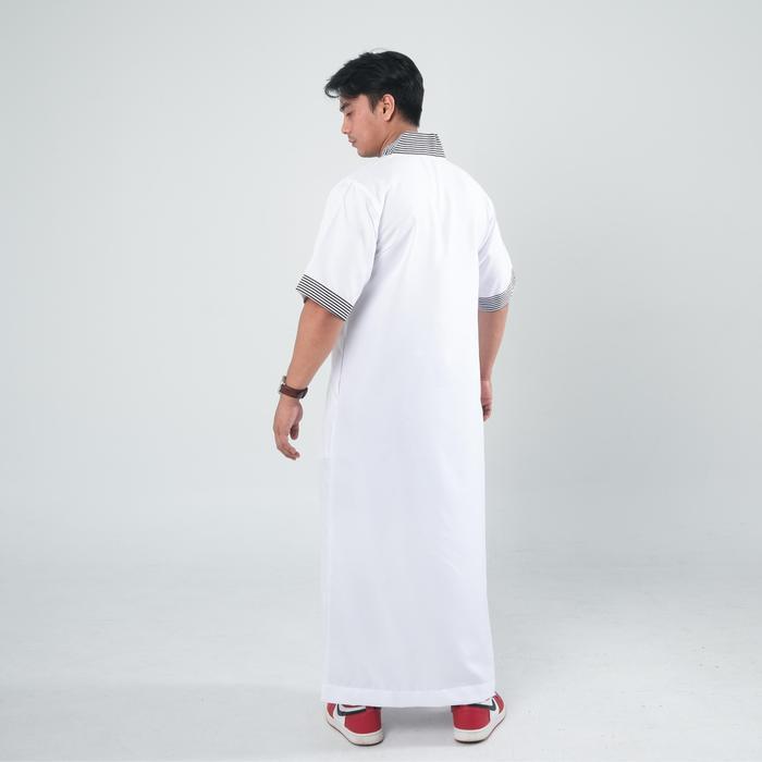 jubah pria muslim Reguler lengan pendek jubah gamis pria busana muslim baju jubah muslim jubah pria 