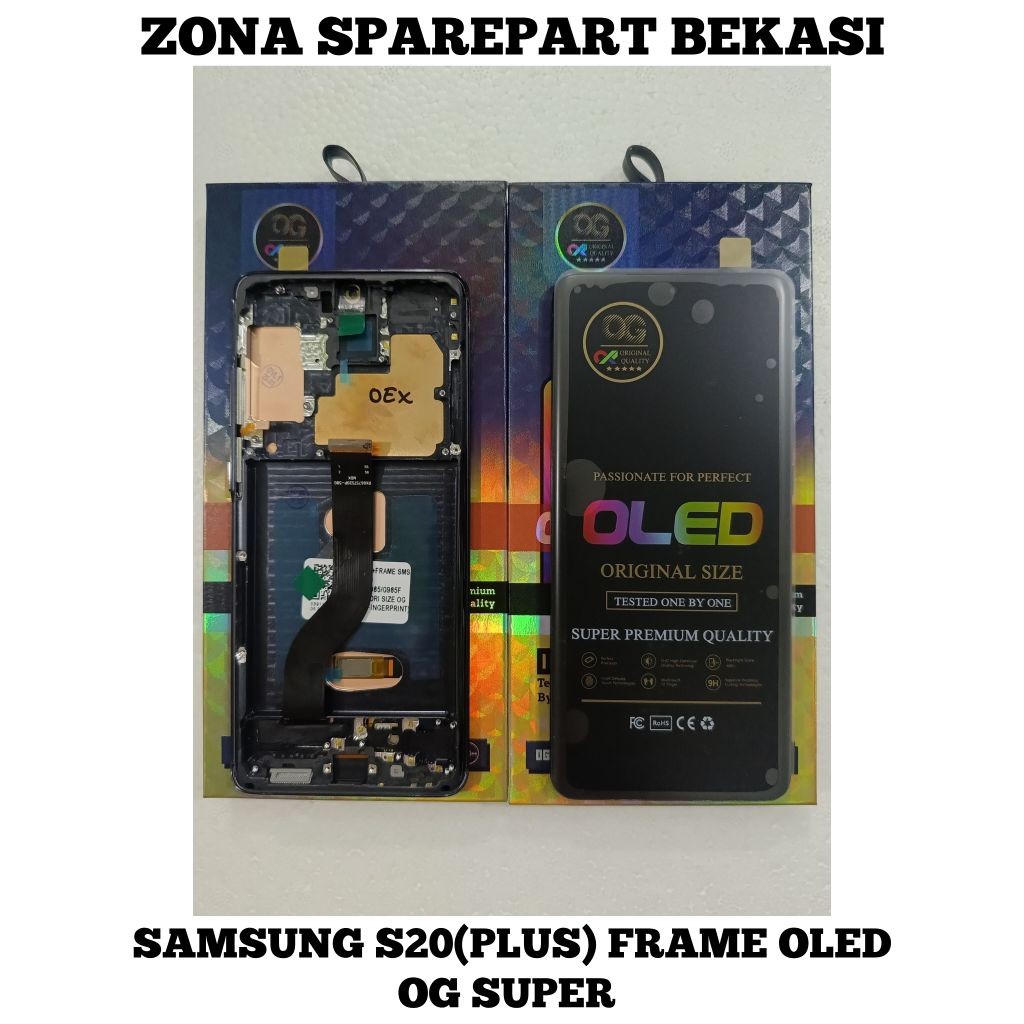 LCD SAMSUNG S20 PLUS + FRAME OLED OG SUPER
