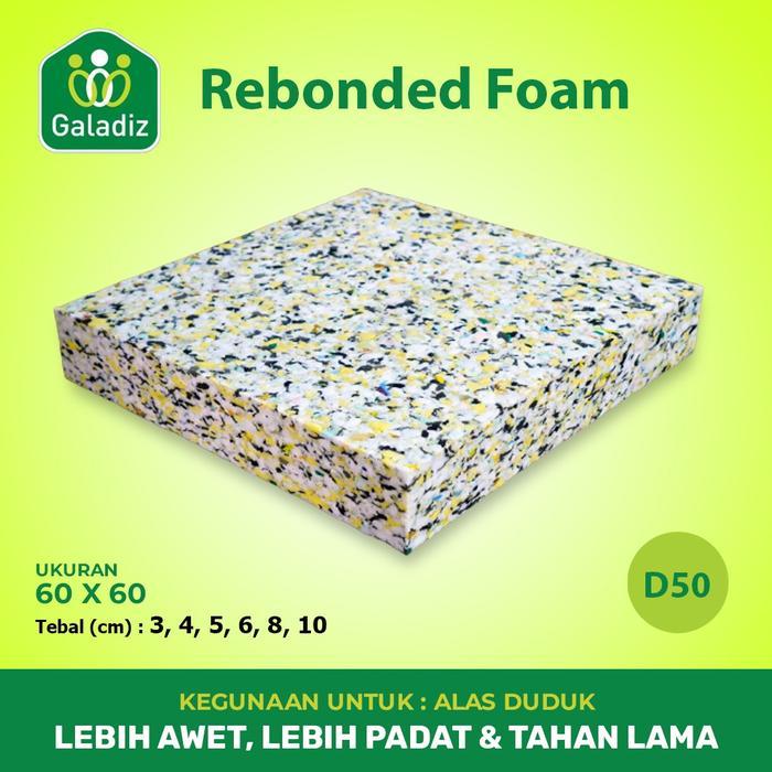 Busa Rebonded / Bantal Duduk / Alas Duduk Lesehan 60 x 60 - 60 x 60 x 3