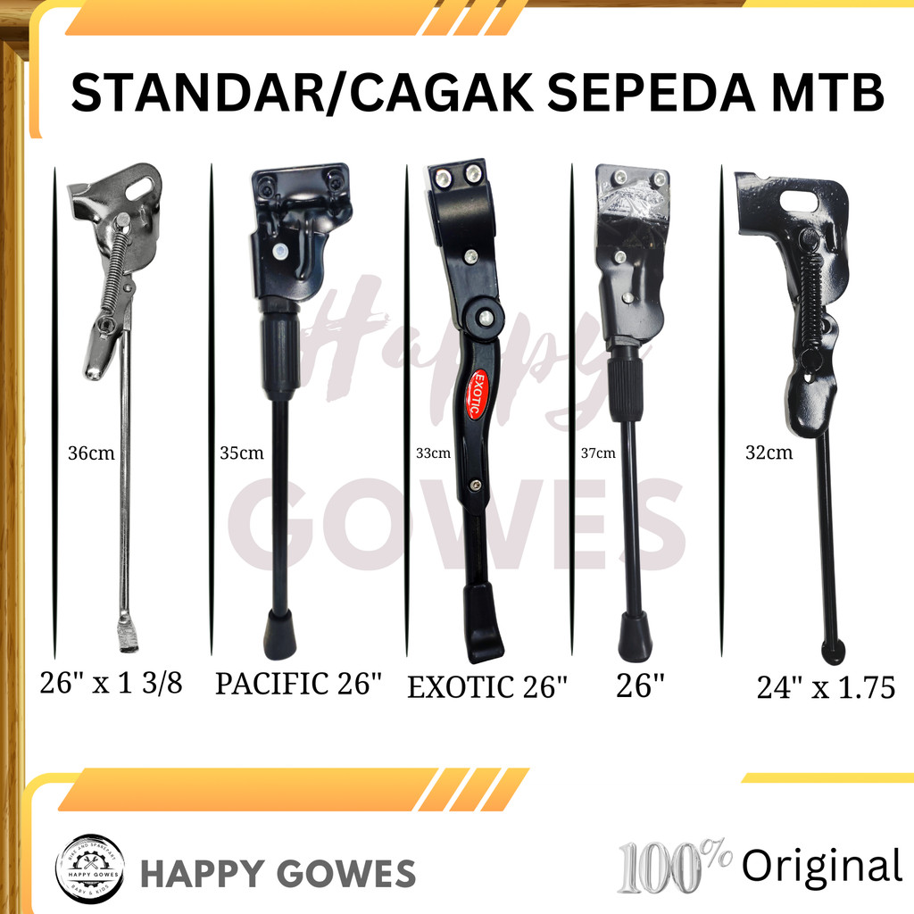 HG CAGAK KICK STAND STANDAR SEPEDA MTB 26" JAGANG JAGRAK SAMPING SEPEDA MTB  26 INCH EXOTIC