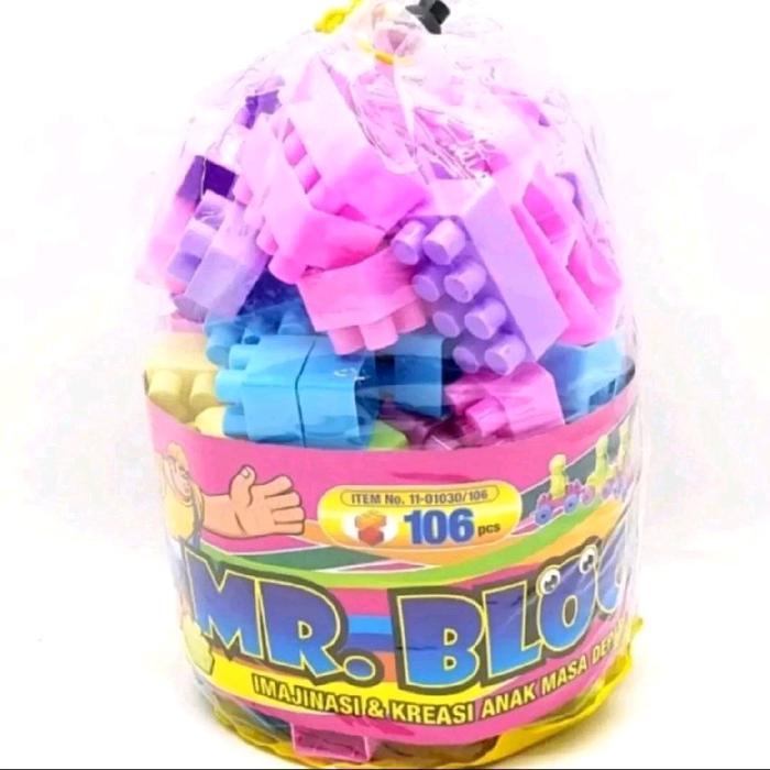 mainan blok lego besar isi 106 pc - 106 PC