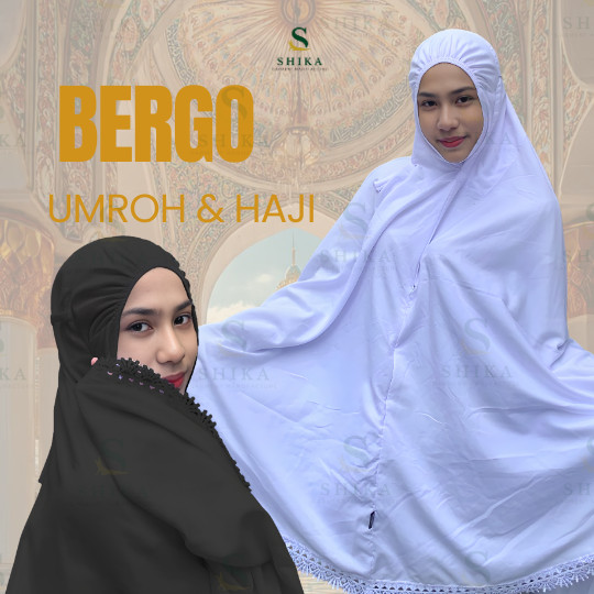 Bergo Katun Renda Syar’i Panjang – Adem, Lembut & Nyaman Seharian |     Putih & Hitam Elegan