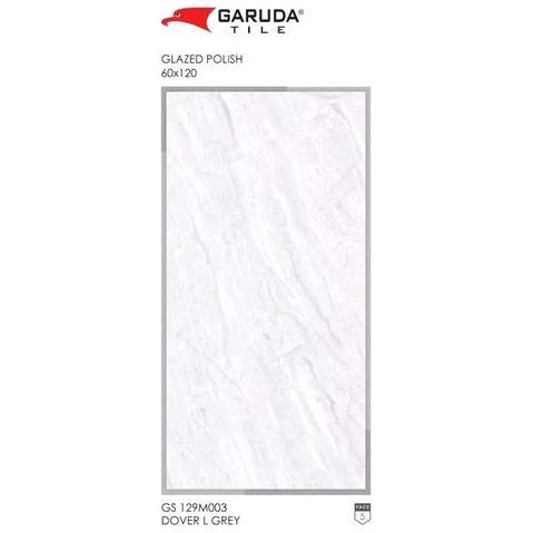 Granit Lantai Dan Dinding 60x120_80x80 Dan 60x60 Dover L Grey BGlazed Polish | Kilap Product Garuda