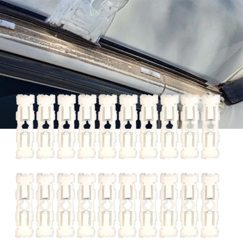 20X Roof Trim Strip Moug Clips For Vw Golf Jetta Mk2 1983-1992 Caddy 1996-2003 Passat B3 B4 1988-199