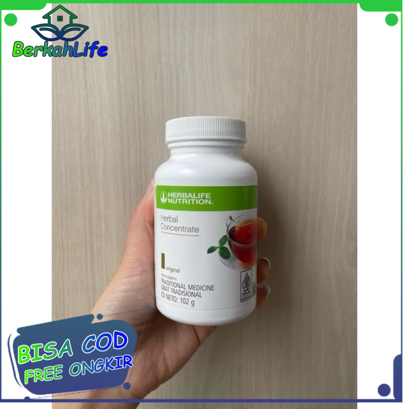 Herbalife Original 100% Teh Instan Penurun Berat Badan Thermo Teh Herbalife Original & Ginger Honey 