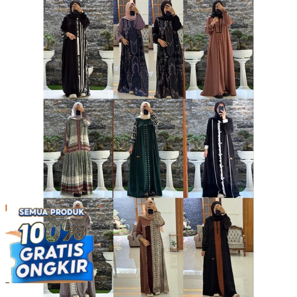 GAMIS ROMPI NADHEEFA STORE//GAMIS NADHEEFA STORE LAUNCHING TERBARU- pakaian wanita lainnya
