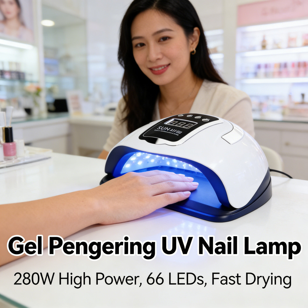 Dalam Kutek Hitam Alat Pengering UV Nail Lamp Led X11 MAX 66W Sun Gel Sun Led Pengering