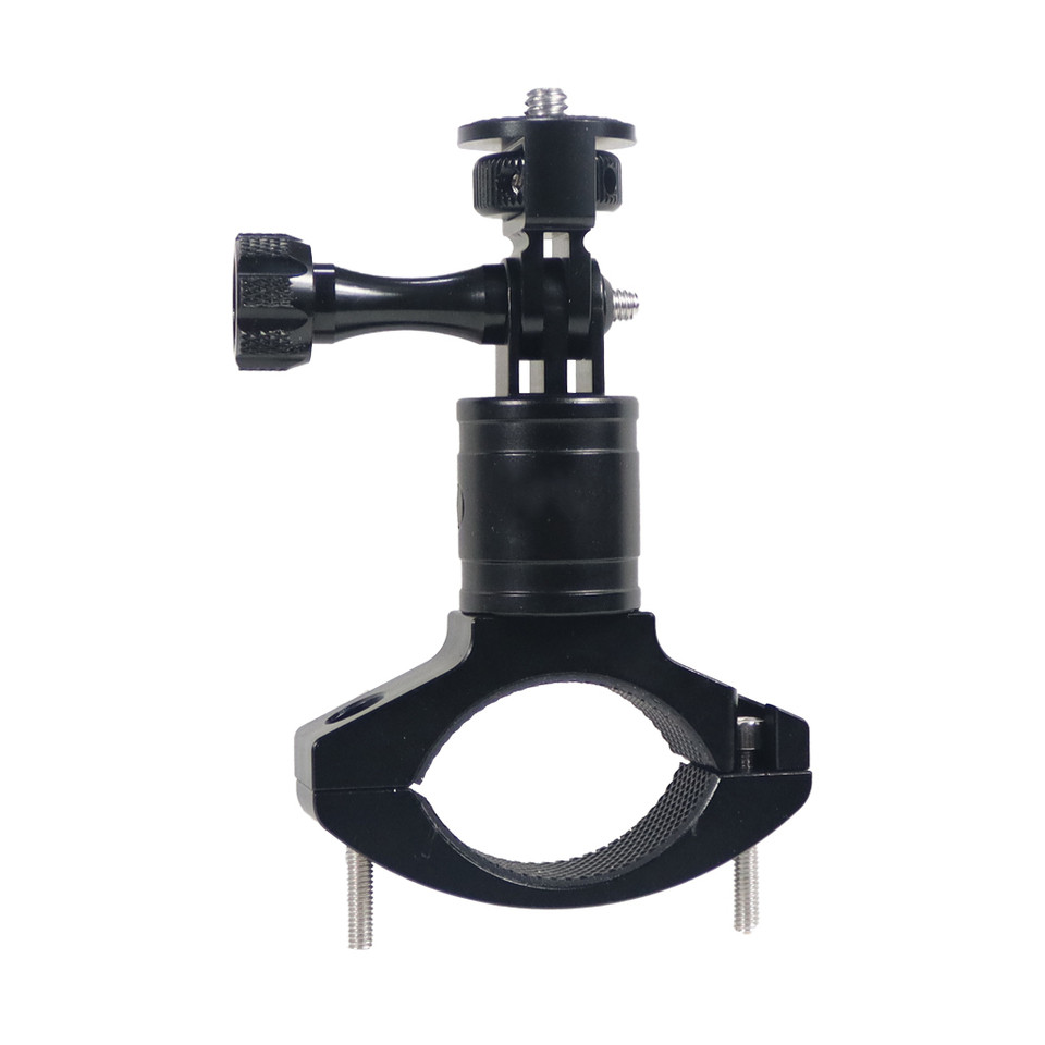D45mm Large Handlebar Mount Clip Bike Motorcycle Tube Clamp Antiloose Knob for GoPro 13 12 11 for ta