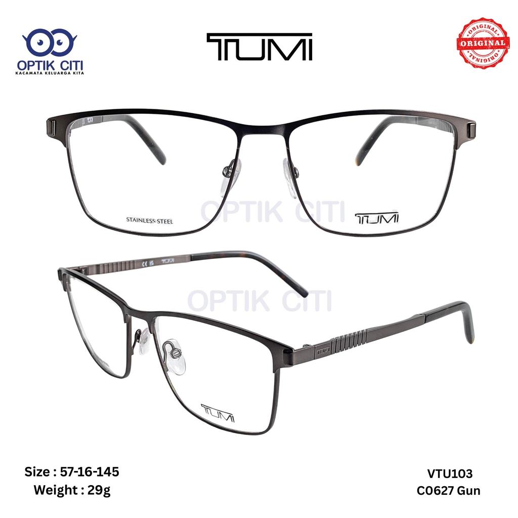 Frame Kacamata Pria Tumi VTU 103 Size Lebar Original