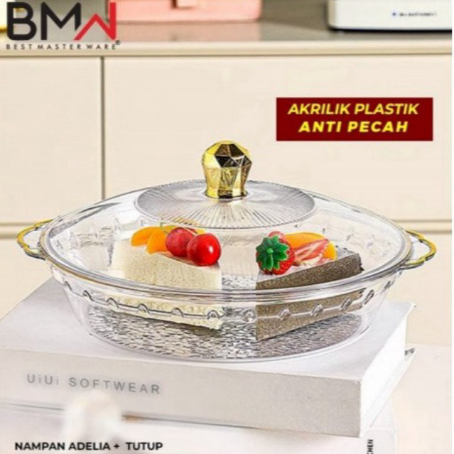 NAMPAN ADELIA + TUTUP BAHAN AKRILIK PLASTIK NAMPAN MEWAH BMW