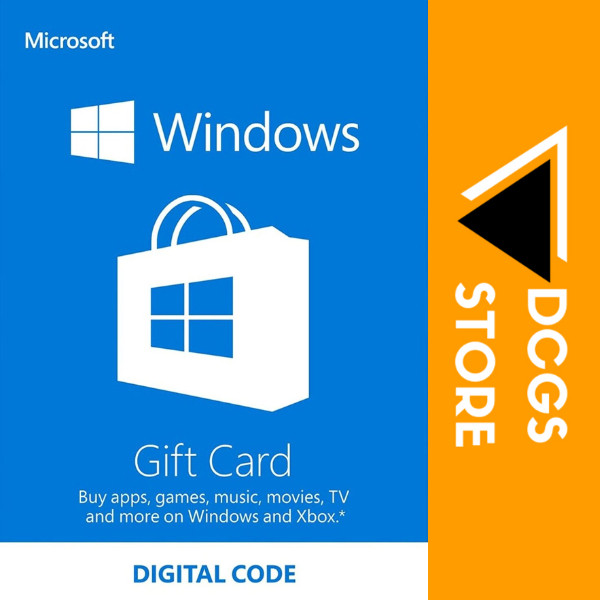 Microsoft Windows Store Gift Card US USD $5 $10 $15 $20 $25 $30 $50