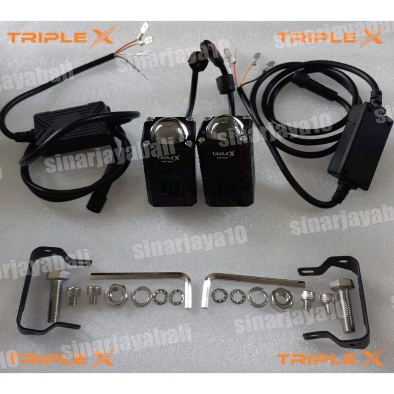 Promo Murah Lampu led Triple x triple x TRIPLE X  x1 x3 x 1 lampu led kabut tembak foglamp laser ter