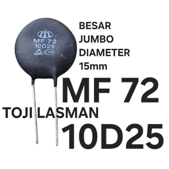( NTC 10D25 BESAR JUMBO ) 10 ohm 25mm 25 mm termistor thermistor Negative Temperature Coefficient, k