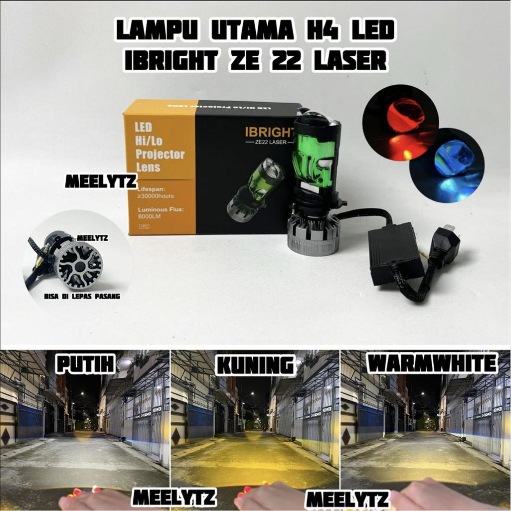 IBRIGHT ZE 22 LASER -  Lampu Utama H4 Led