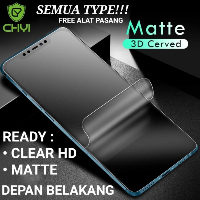 OPPO F7 YOUTH ANTI GORES  HYDROGEL Non Tempered Glass